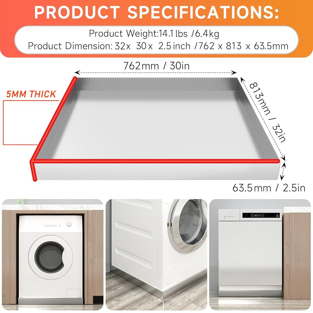 Amazon.com: jkxoo Washing Machine Pan-32